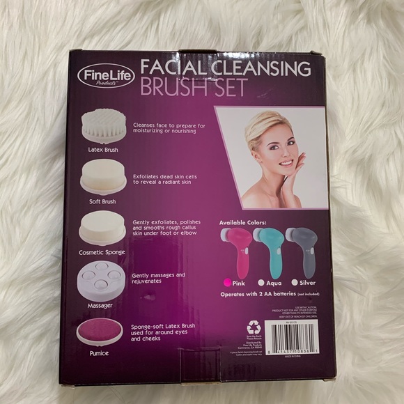 Fine Life 5  Facial Cleansing Brush Set New in box - Picture 2 of 5